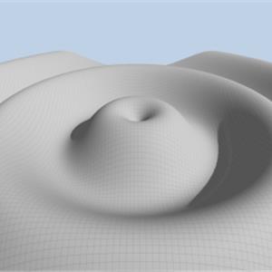 Ammo.js 物理引擎地形高度场演示 - 3D物理模拟示例